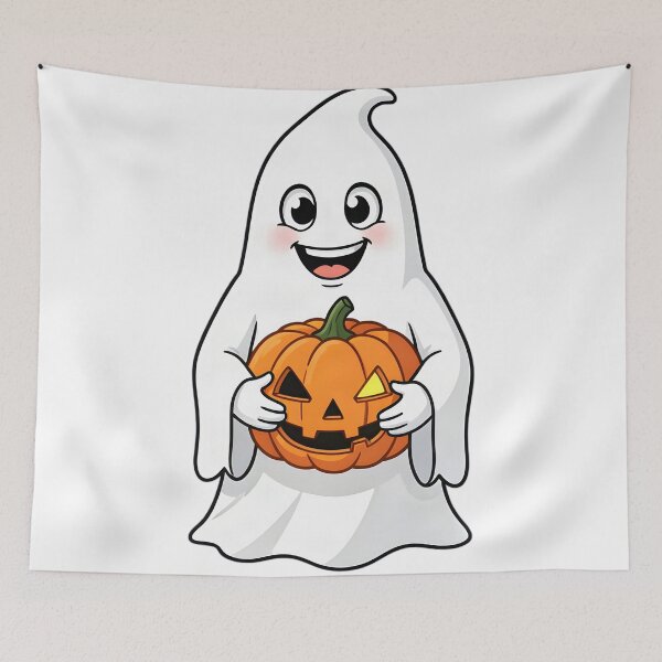 Item preview, Too Cute To Spook! - Ghost & Jack designed and sold by Arcane Wolf.