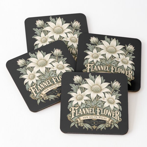 Item preview, Vintage Australian native flannel flowers point designed and sold by Mere & Co.