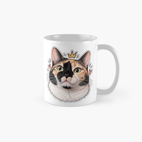 Item preview, Calico Queen – Cute Royal Cat designed and sold by House of Vardit.