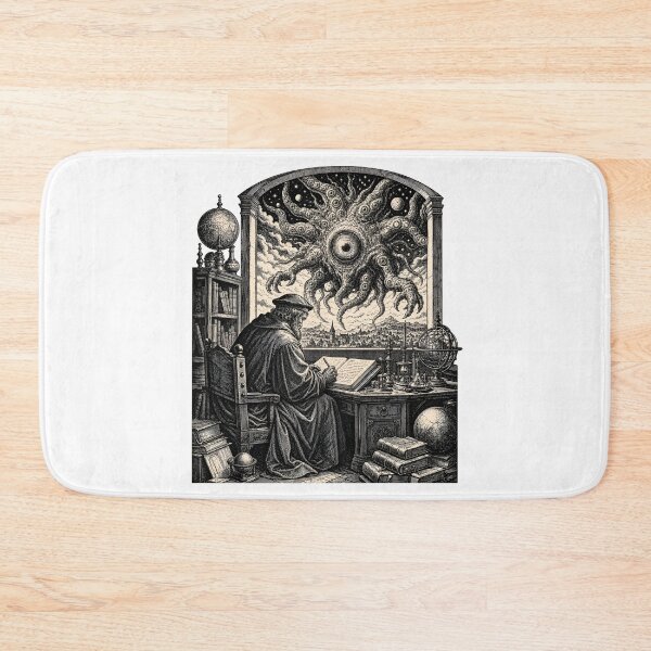 Item preview, H.P. Lovecraft Scholar Faces the Cosmic Eye designed and sold by Fenay Designs.