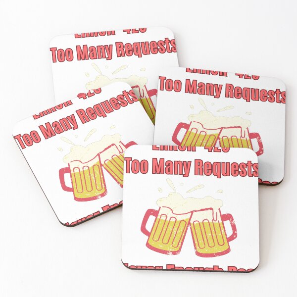 Item preview, Error 429 Too Many Requests Never Enough Beer Programmer Gift funny designed and sold by Fun-and-joy.