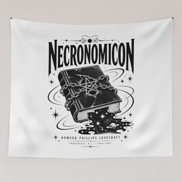 Artikelvorschau, H.P. Lovecraft Necronomicon Kosmisches Grimoire entworfen und verkauft von Fenay Designs.