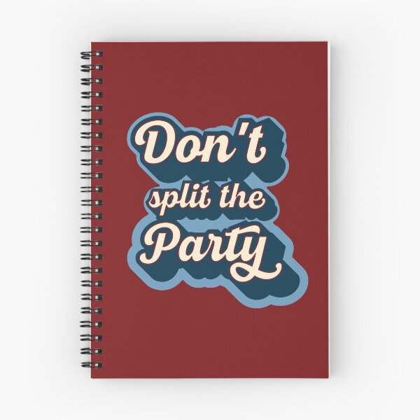 Item preview, Don’t Split the Party – Bold TTRPG Typography designed and sold by ttrpgist.