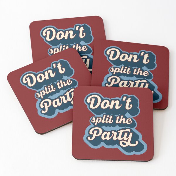 Item preview, Don’t Split the Party – Bold TTRPG Typography designed and sold by ttrpgist.