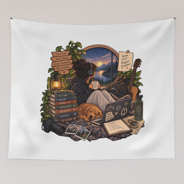 Item preview, Good Books Good Music Good Company – Cozy Creative Lifestyle designed and sold by KenjiSano.