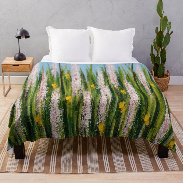 Item preview, Spring Meadow – Abstract Wild Grass Field | Modern Acrylic Wall Art designed and sold by Ingorgia Studio.