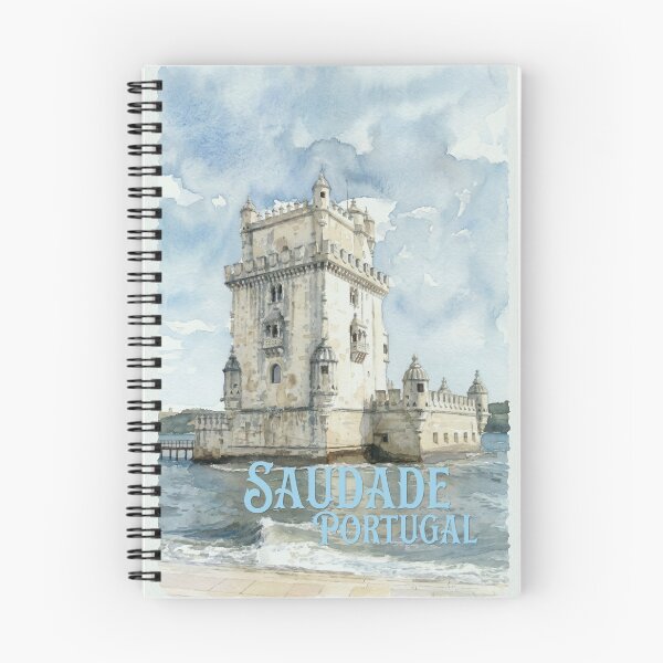 Item preview, Saudade Portugal – Aesthetic Watercolor Travel Design designed and sold by HappyLuckyJoy.