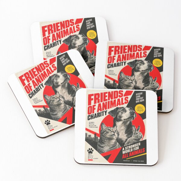 Item preview, Wall Art - Poster - Friends of Animals Charity Poster designed and sold by ForeverPrintsOK.