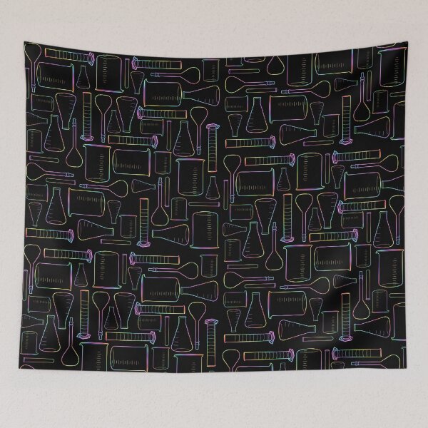 Item preview, Pastel Rainbow Gradient Lab Glass Pattern! designed and sold by emmacatwheels.