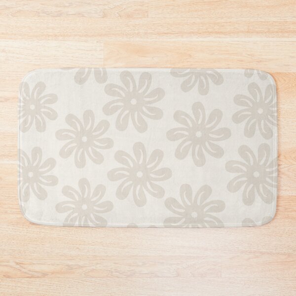 Item preview, White Ivory Monochrome Floral Pattern designed and sold by GemsAnatomy.
