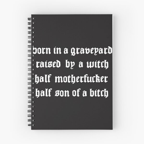 Item preview, Born In A Graveyard Raised By A Witch In White Gothic Dark Fantasy Design | Limited Edition designed and sold by Shippedit.