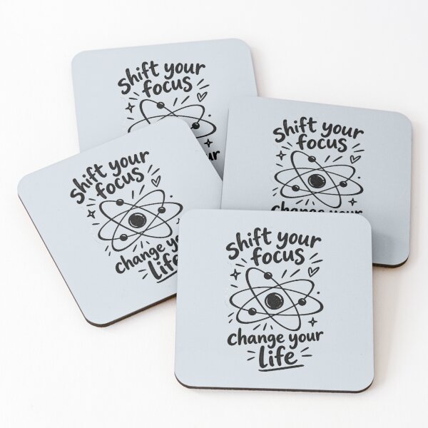 Item preview, Copy of “SHIFT YOUR FOCUS, CHANGE YOUR LIFE” black design  designed and sold by hypnoses.