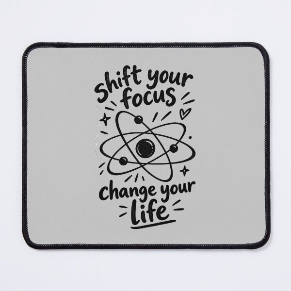 Item preview, Copy of “SHIFT YOUR FOCUS, CHANGE YOUR LIFE” black design  designed and sold by hypnoses.