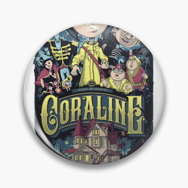 Item preview, Whimsical Coraline Inspired Dark Fantasy Art Design | ⭐⭐⭐⭐⭐ Best Seller designed and sold by Shippedit.