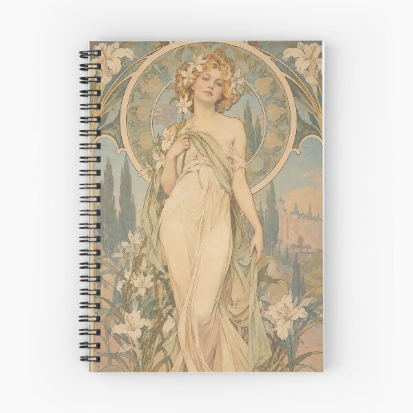 Item preview, Alphonse Mucha Spring 1898 designed and sold by maniacfitness.