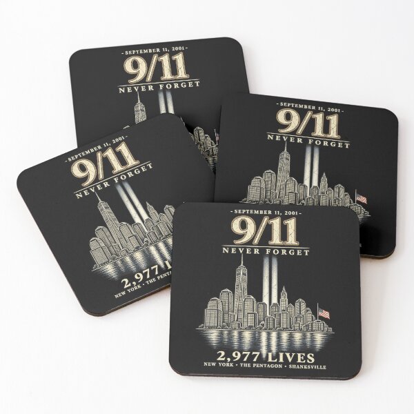 Item preview, 9/11 Never Forget September 11 2001 Memorial Tribute Design designed and sold by QLShop.