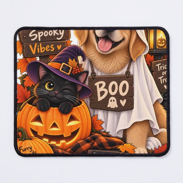 Item preview, Good Pets Spooky Vibes – Halloween Cat & Dog designed and sold by Zaveroa.
