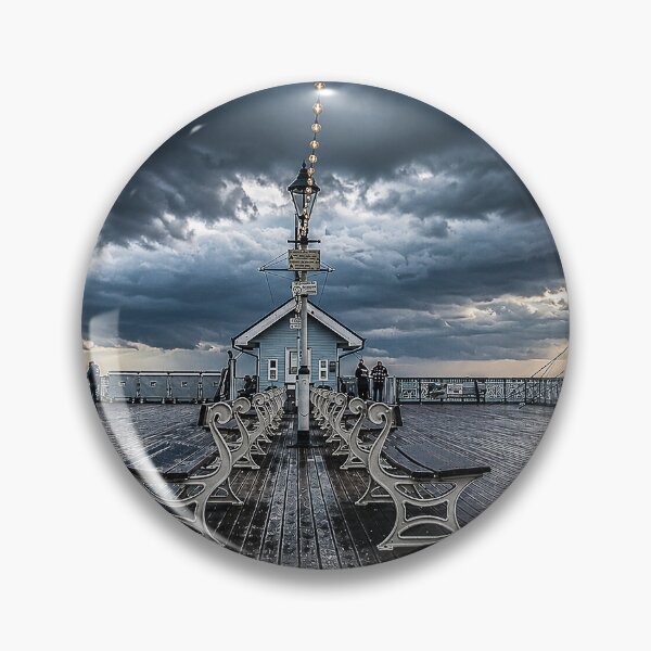 Item preview, Dramatic sky at Penarth Pier designed and sold by Jinxyboy1908.