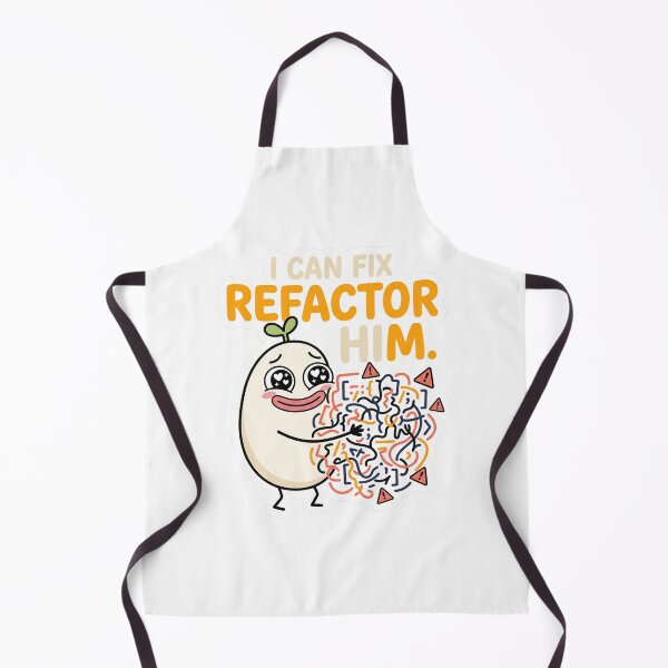 Item preview, I Can Fix Refactor Him Funny Programmer Meme designed and sold by CreativeArtisanPrints Shop.