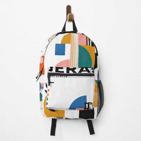Item preview, Geometric editorial poster depicting Jerash, Jordan, with classi designed and sold by ckybe.