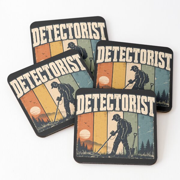 Item preview, Detectorist Metal Detecting Vintage Treasure Hunter Hobby T-Shirt designed and sold by WorkLoop.