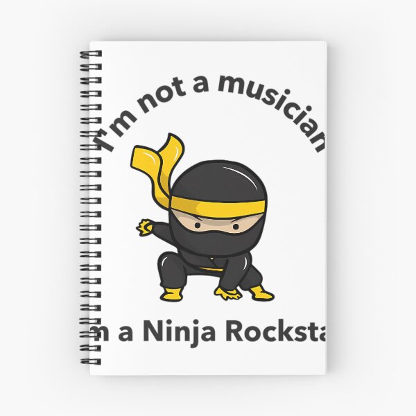 Item preview, I'M Not A Musician I'M A Ninja Rockstar designed and sold by shiffter.