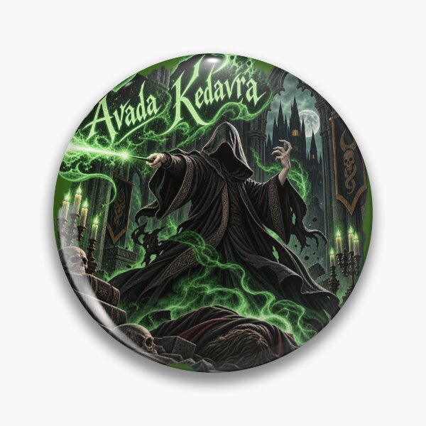 Item preview, Avada Kedavra – Dark Wizard Green Magic Spell designed and sold by Lumvero.