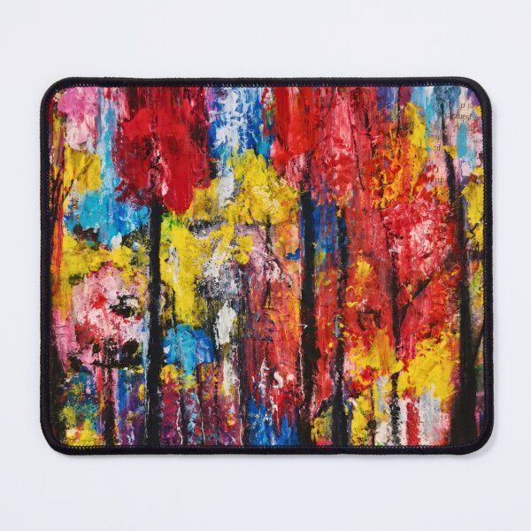Item preview, Where Autumn Keeps Its Secrets | Abstract Autumn Forest Art designed and sold by CharismaticMindArt.
