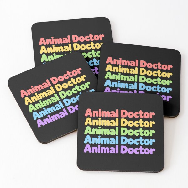 Item preview, Animal Doctor Colorful Veterinarian Veterinary Student Animal Lover T-Shirt designed and sold by WorkLoop.