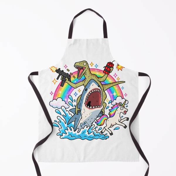 Item preview, Rainbow Shark Dinosaur Unicorn Chaos designed and sold by MonkiFlipp.