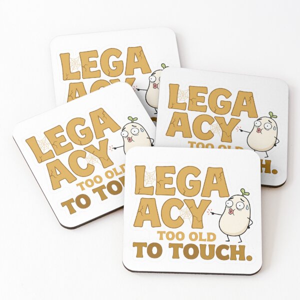 Item preview, Legacy Too Old To Touch Funny Programmer Meme designed and sold by CreativeArtisanPrints Shop.