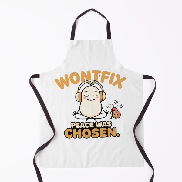 Aperçu de l'œuvre Wontfix Peace Was Chosen Funny Developer Meme créée et vendue par CreativeArtisanPrints Shop.