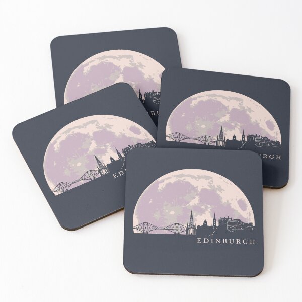 Item preview, Edinburgh Scotland Moonlight Skyline designed and sold by Travelpeak.