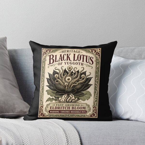 Item preview, H.P. Lovecraft Black Lotus of Yuggoth Seed Packet designed and sold by Fenay Designs.