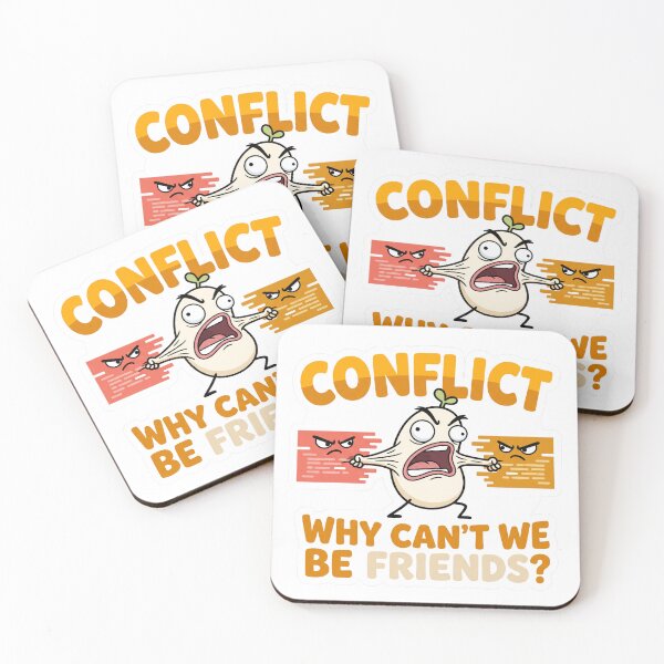 Item preview, Conflict Why Cant We Be Friends Funny Git Meme designed and sold by CreativeArtisanPrints Shop.