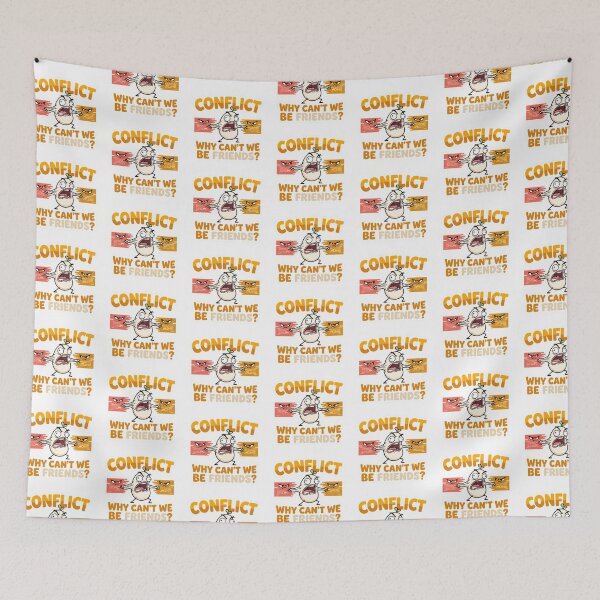Item preview, Conflict Why Cant We Be Friends Funny Git Meme designed and sold by CreativeArtisanPrints Shop.