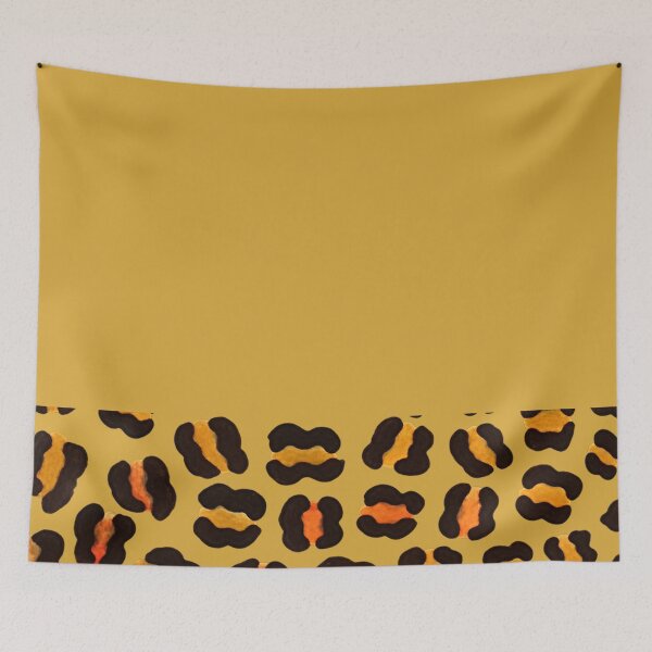 Item preview, Leopard Rosettes  Pattern – Hand Painted Textile designed and sold by annenambiro.