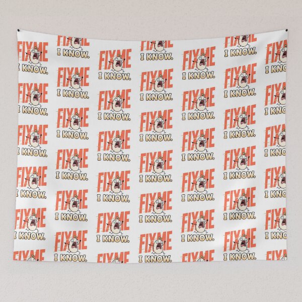Item preview, FIXME I Know Funny Programmer Coding Meme designed and sold by CreativeArtisanPrints Shop.