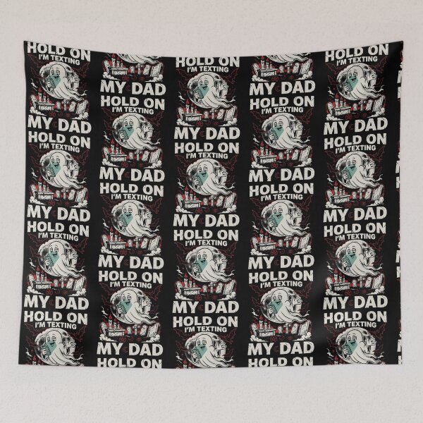 Item preview, Hold On I’m Texting My Dad Sarcastic Occult Humor designed and sold by Redgiant87x.