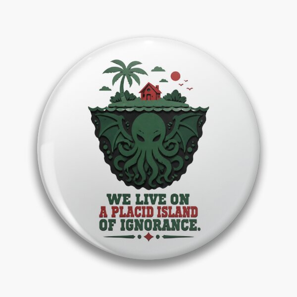 Item preview, H.P. Lovecraft Placid Island Paper-Cut Horror designed and sold by Fenay Designs.