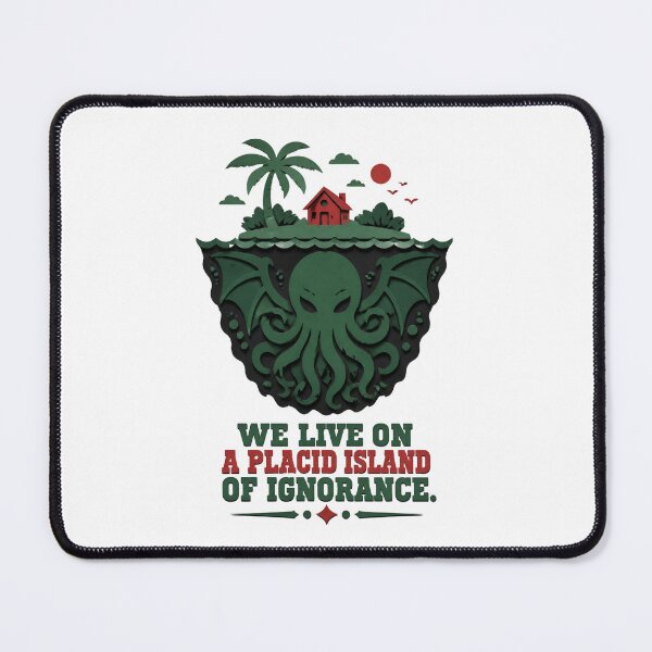 Item preview, H.P. Lovecraft Placid Island Paper-Cut Horror designed and sold by Fenay Designs.