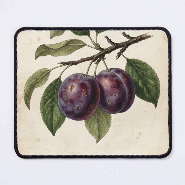 Item preview, Plum in vintage style designed and sold by KRIDD-DESIGN.
