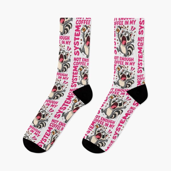 Item preview, Funny raccoon not enough coffee in my system  designed and sold by Emmatshirt1.