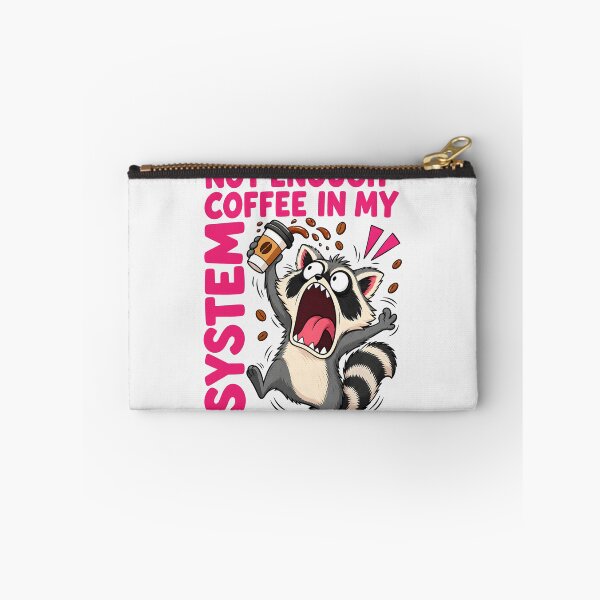 Item preview, Funny raccoon not enough coffee in my system  designed and sold by Emmatshirt1.
