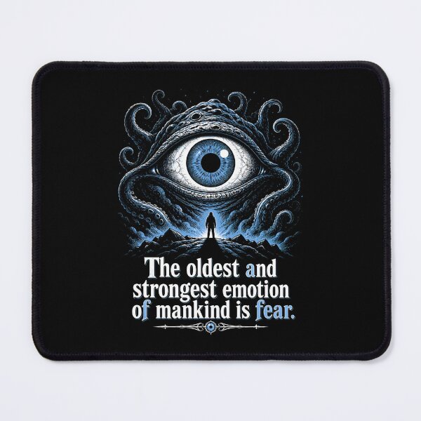 Item preview, H.P. Lovecraft Oldest Emotion Is Fear Eye designed and sold by Fenay Designs.
