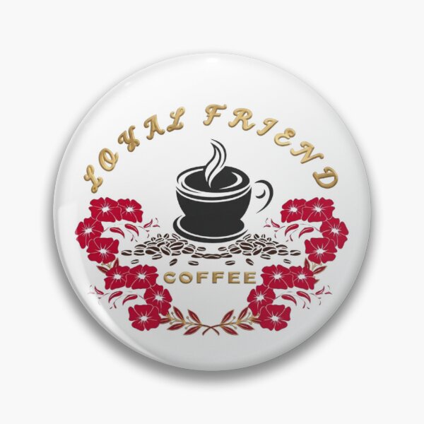 Artikelvorschau, Loyal Friend Coffee Floral Logo Design entworfen und verkauft von zaoroo shop.