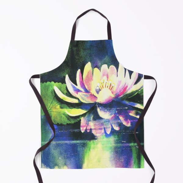 Item preview, Waterlily on Dark Background designed and sold by aswoa.