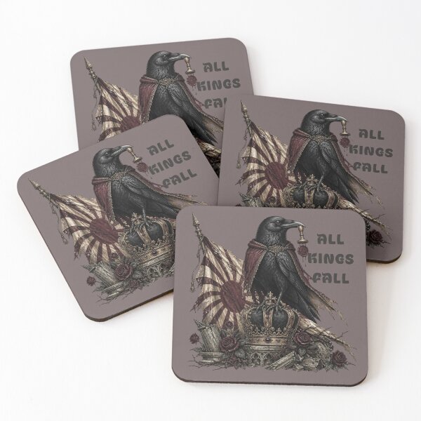 Item preview, Vintage Gothic Raven Emperor Design 1940s  designed and sold by El-RoiDesigns.
