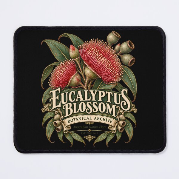 Item preview, Vintage Eucalyptus Bloom Botanical illustration Floral illustration designed and sold by Mere & Co.