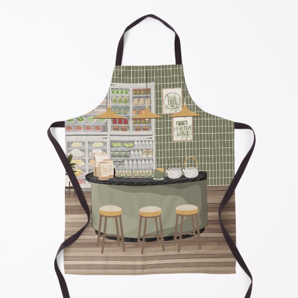 Item preview, Modern Healthy Organic Cafe Interior Aesthetic designed and sold by HBBS DESIGNS.